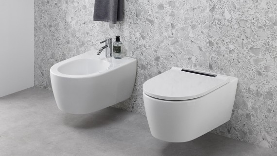 Geberit ONE bidet og AquaClean Sela douchetoilet