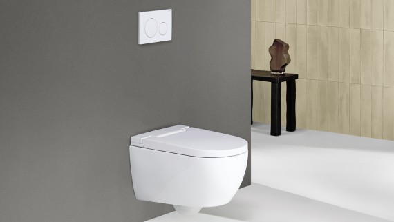 Geberit AquaClean Alba med Sigma20-fjernbetjening Geberit AquaClean Alba med Sigma20-fjernbetjening