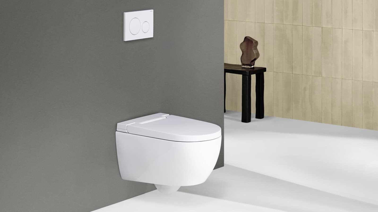 Geberit AquaClean Alba med Sigma20-fjernbetjening Geberit AquaClean Alba med Sigma20-fjernbetjening