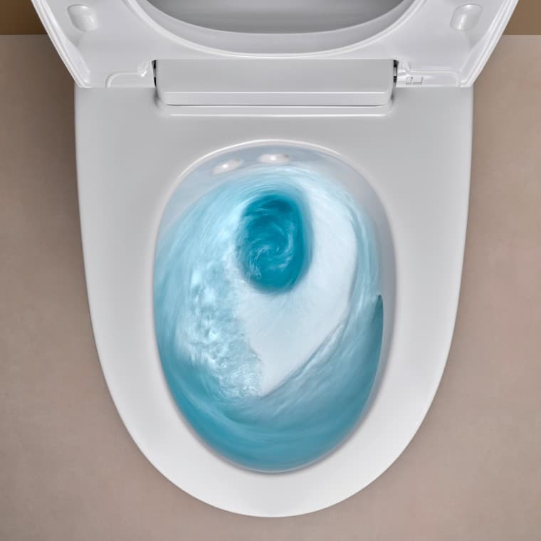 Geberit AquaClean Mera TurboFlush-skylleteknik Geberit AquaClean Mera TurboFlush-skylleteknik